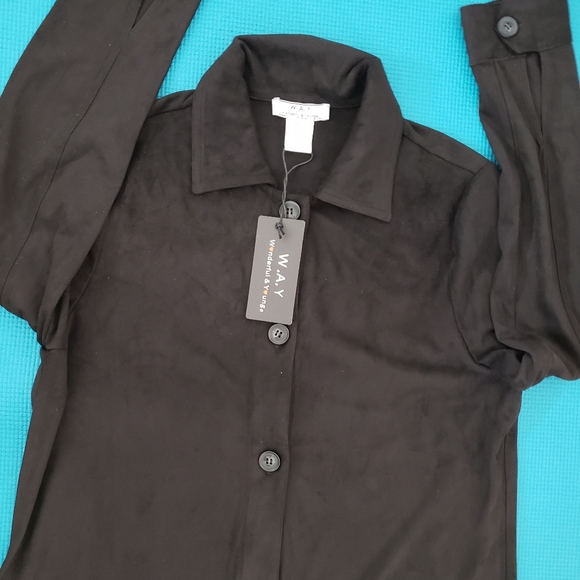 Faux Suede Jacket - Picture 12 of 14